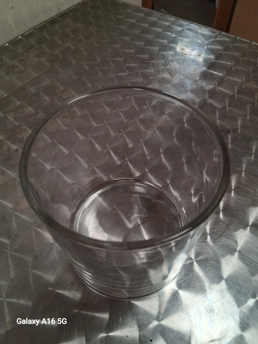 Clear Glass Cylinder Vase -